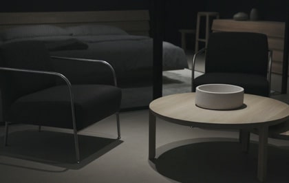 furniture in dark